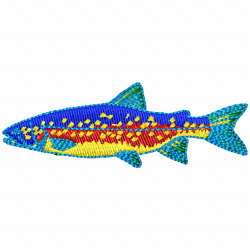Fishes Embroidery Design 9